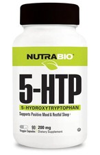 NutraBio 5-HTP 200mg - 90 Veggie Capsules - M...