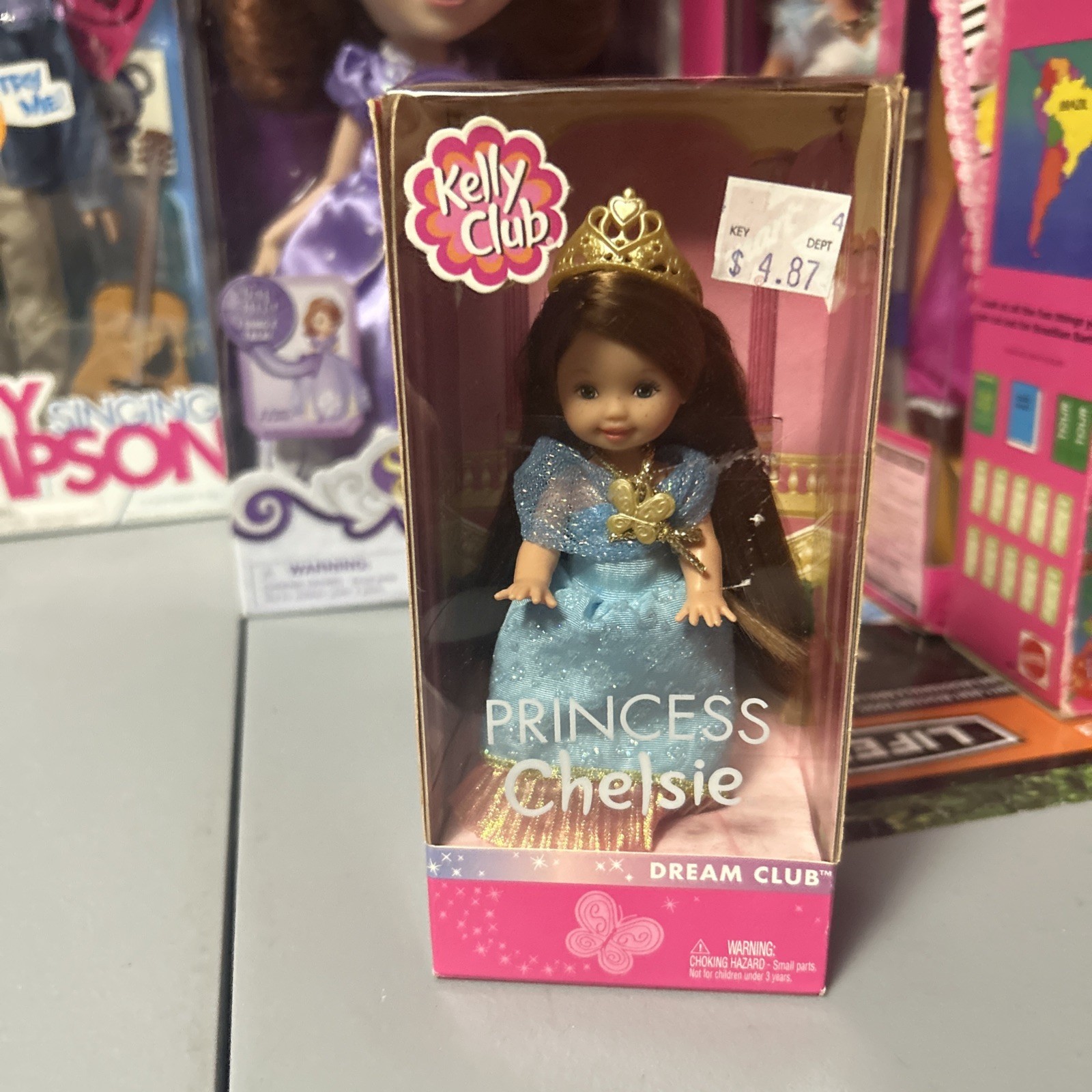 NIB 2002 Mattel Kelly Club Barbie Princess Chelsie B0298 Dream Club