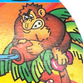 Donkey Kong 3 1984 Nintendo Vintage Japanese Round Menko Card Famicom Arcade
