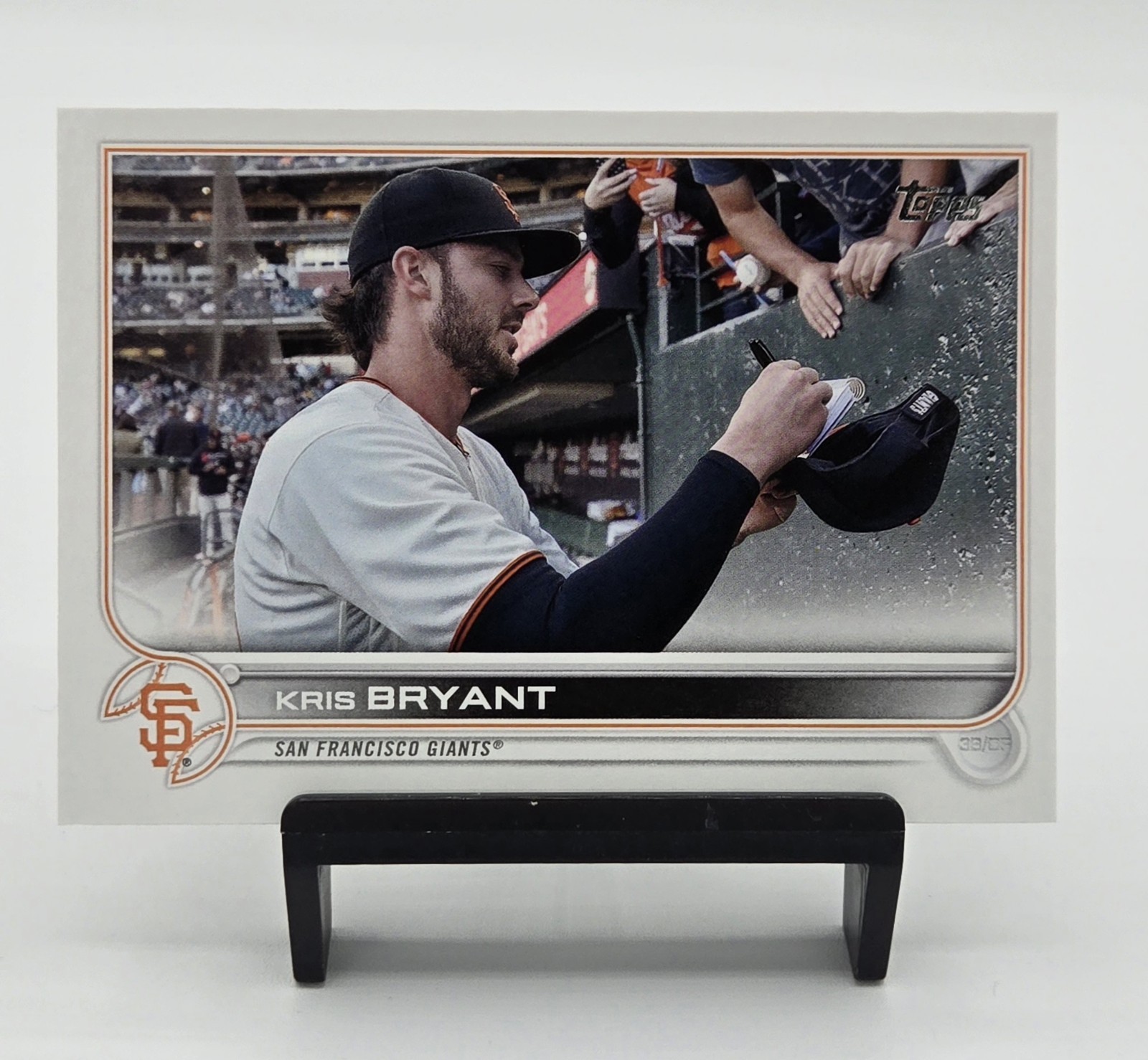 2022 Topps Series 1 Kris Bryant #86 SP Photo Variation Giants Card