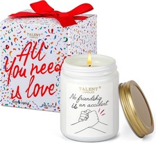 Best Friend Candle Gifts for For Friend, No Friendship is an Accident