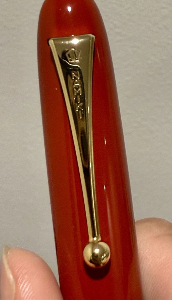 Pluma Estilográfica Namiki Yukari Royale Vermilion Urushi (Mediana - 60620) - Usada Foto 3 de 4