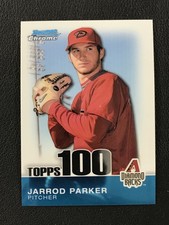 2010 Bowman Chrome #TPC56 Jarrod Parker Topps 100 Prospects /999 Arizona