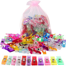Pack of 100 Sewing Clips and Fabric Clip, Sewing Notions for Sewing Quilting Sup