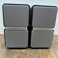 Set Of Digital High Base Audio System Speakers From A Bush System
