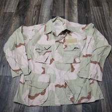 U.S Military 3 Color Desert Camouflage BDU Coat Medium Short Combat 90s