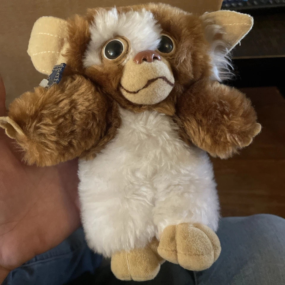 Плюшевая мягкая кукла Gremlins Gizmo Applause винтаж 1984 7 дюймов игрушка поп-культура б/у в отличном состоянии - Изображение 2 из 4