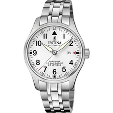 AVIATOR NORTH Silver / Stainless Steel | Silver Dial Wristwatch F20151-A