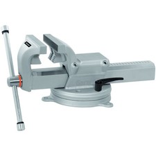 Paralleler Schraubstock mit Drehfu&szlig; schwenkbar Backenbreite 100mm 967120