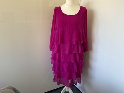Marina Rinaldi Kleid Magenta Farbe Gr.42/44