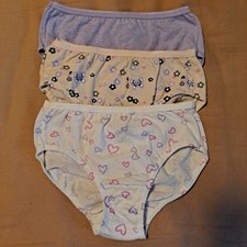 Hanes Girls Size 6 Tagless Cotton Panties