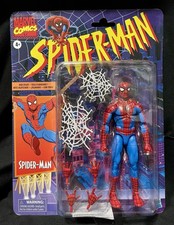 Marvel Legends Retro Series Spider-Man Animated Cel Shaded Walmart Exclusive New