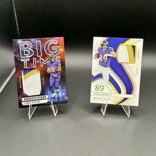 Panini Lamar Jackson 41/49 & Mark Andrews 78/99 Baltimore Ravens NFL 2 Card Lot 