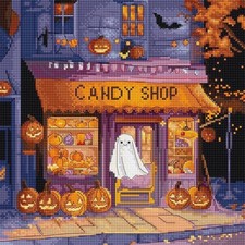 Counted Cross Stitch Kit Halloween DIY Letistitch