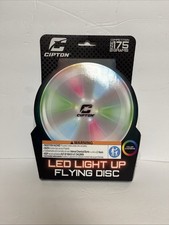 Frisbee Cipton LED Color Changing Glow In The Dark 175 Gram Flying Disc New