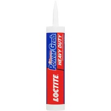 Power Grab Heavy Duty 9 oz Latex Construction Adhesive White Cartridge