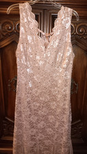 Candalite rose color Mother of the Bride gown Size XL