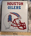 Houston Oilers NFL Black 11x14 Wall Mount Frame, Matte Finish Clear Glass — photo 2