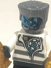 Lego Ninjago Zane Prison Outfit Minifigure 70591