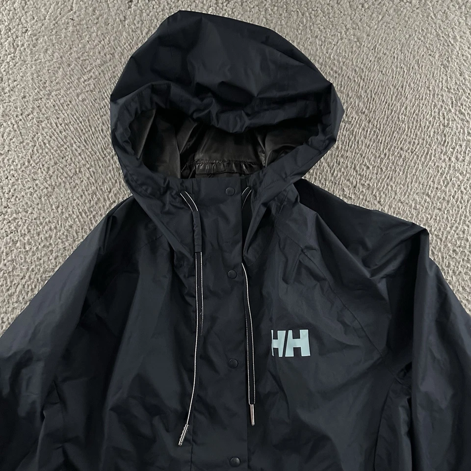 Helly Hansen Womens Jacket Blue Size Medium Loke Packable Anorak 100% Polyester - Image 2 of 4