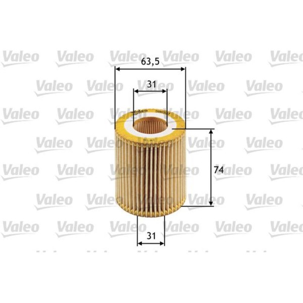 Valeo ÖLfilter 586510 FüR Opel Vectra C Caravan Zafira B 1.9 Cdti Alfa Romeo-image