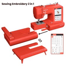 POOLIN EOC05RE 2in1 Sewing and Embroidery Machine Computerized With SOFTWARE.