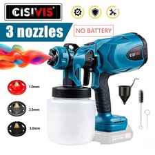 For Makita 18V Battery Electric Paint Sprayer Cordless Fence Wall Spray Gun UK