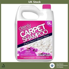 5L Carpet Shampoo Cleaner - Concentrated Floral Fresh Solution for Pet Odours 4.20 per litre