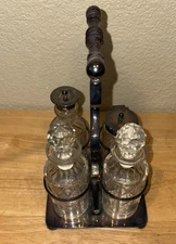 Vintage - Cruets  Condiment - Set Of 4 - Nice!