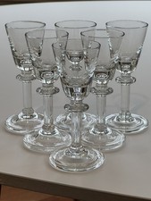 6 Schnapps Aquavit Glasses Hadeland Norway Tangen Willy Johansson 12.5cm 5inch