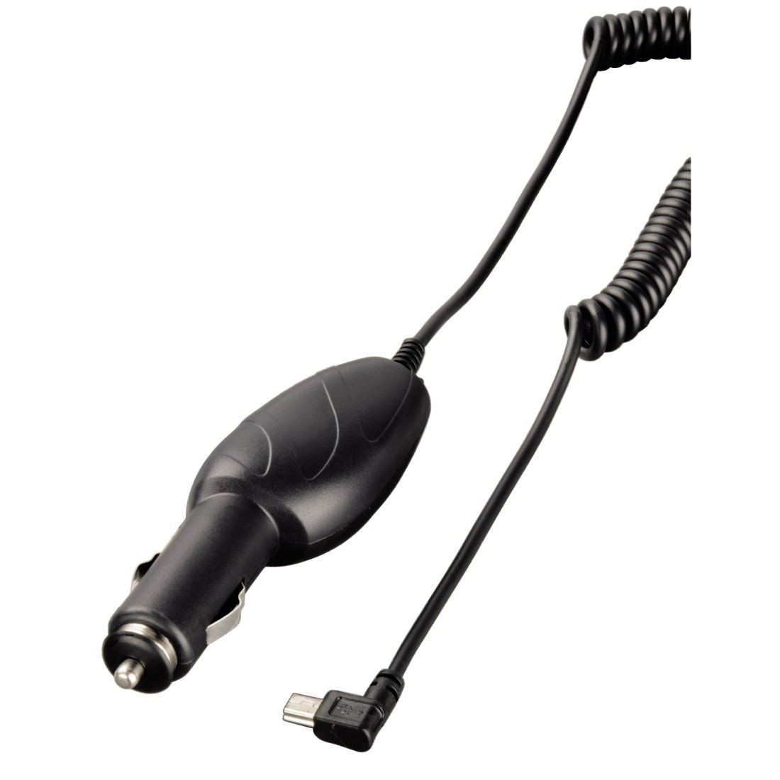 Câble mini USB coudé à 90 degrés anti-torsion en nylon tressé gris pour caméra