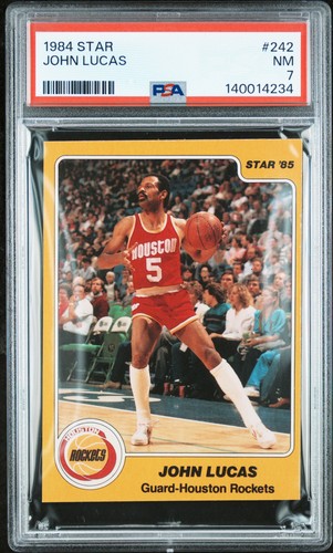 John Lucas 1984 Star #242 PSA 7 Houston Rockets | eBay