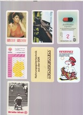 7x DDR-Taschenkalender (2) inkl. 2x Plastik