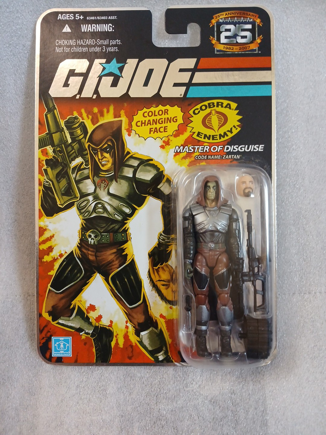 Hasbro G.I. Joe: 25th Anniversary Zartan~New 1:18 Scale Action Figure - 63461