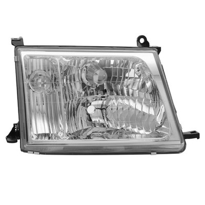 Land Cruiser 100 Halogen Headlamp Right Passenger Side Black Housing 8101060042