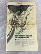 1978 LA Times Squaw Valley Tram Tragedy Ski Accident Newspaper Article