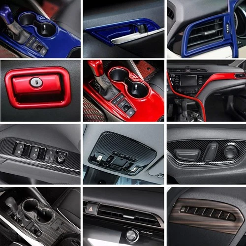 Interior Auto Race Style Molding Cover Trim Accessories For Toyota Camry 2018+