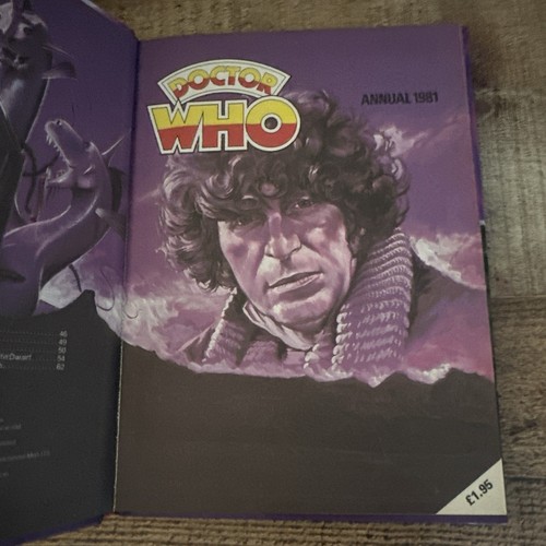 The Dr Who Annual 1981 Unclipped - Picture 3 of 3