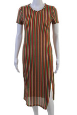 & Other Stories Womens T-Shirt Dress Striped Multi Color Crew Neck Size 0
