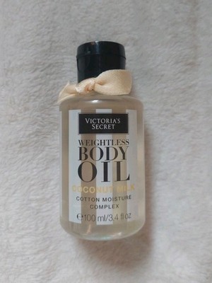 Victoria s Secret Weightless Body Oil Cotton Moisture Complex 3.4 oz Coconut 