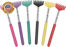 6 Pack Extendable Back Scratcher - Portable Telescoping Metal Back Scratchers/Ha