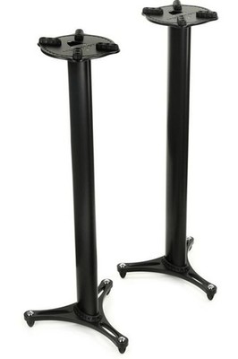 Ultimate Support MS-90-45B MS Series Professional Column Studio Monitor Stands