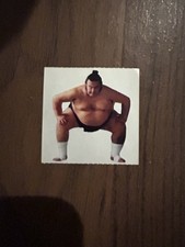 3 Sheets Rare Vintage Sticky Pix Stickers Sumo Wrestlers