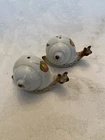 Vintage ANDREA BY SADEK Snail Salt & Pepper Shakers Cherry & Strawberry