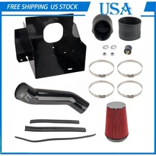 Cold Air Intake Induction Pipe Hose Kit w/ Heat Shield For 03-09 Hummer H2