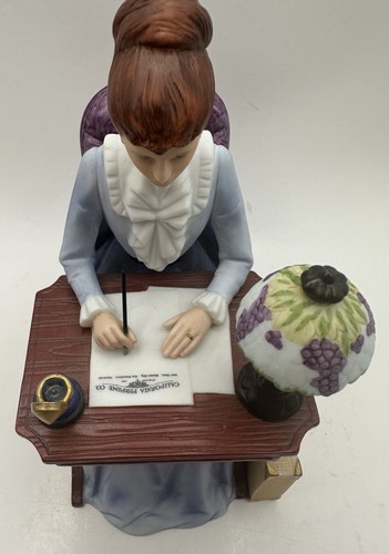 Avon MRS ALBEE President's Club Award Porzellanfigur 6 Zoll Vintage 1985 - Bild 4 von 13
