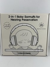 2 in 1 Baby Earmuffs Hearing Protection 1-48 mos. Adjustable Comfortable