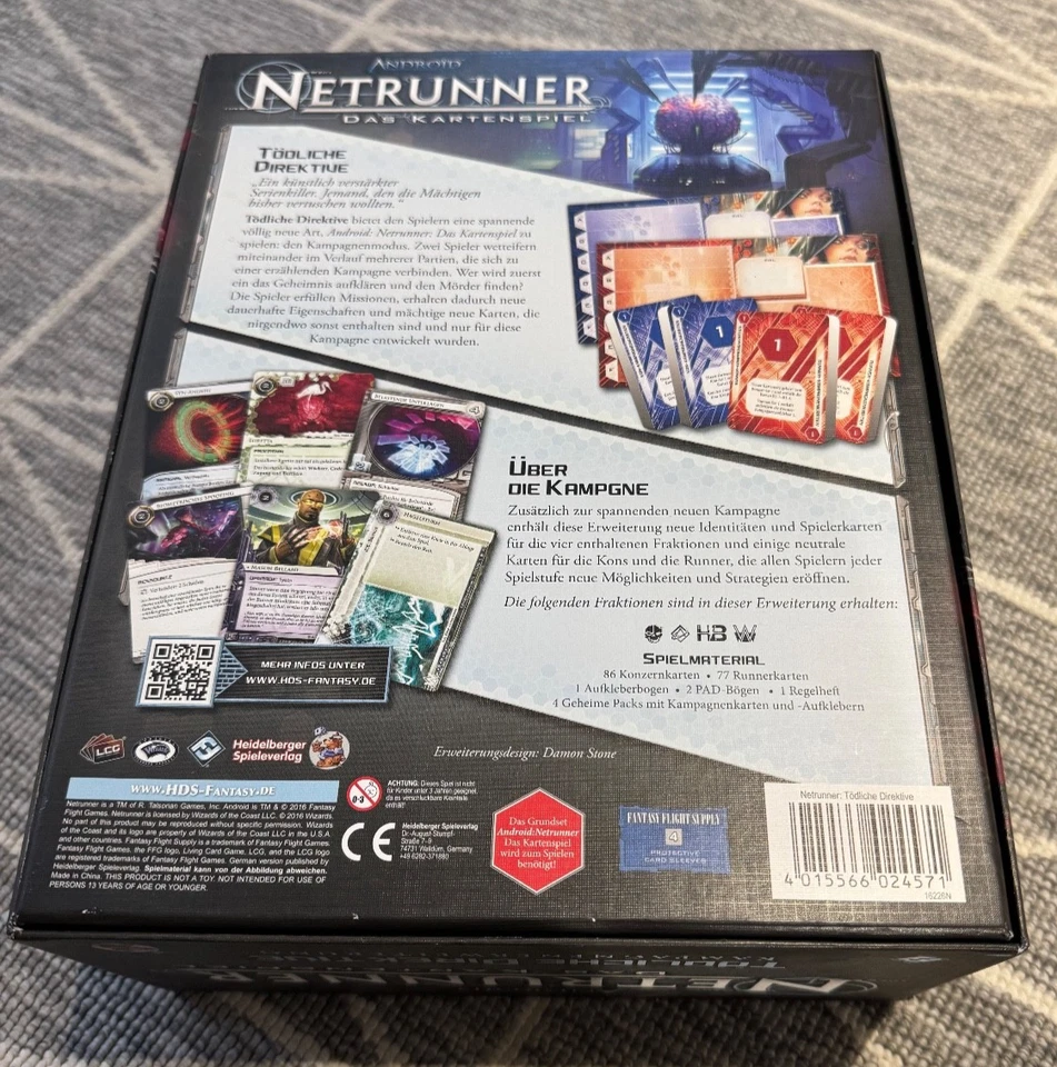 Android: Netrunner – Tödliche Direktive (Erweiterung) | DE | Neuwertig - Bild 2 von 4