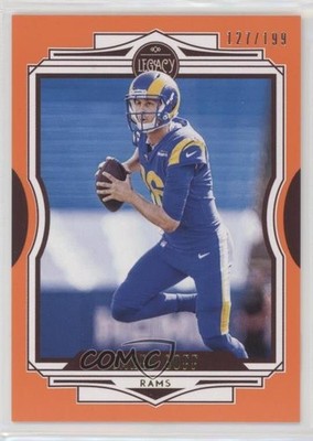 2021 Panini Legacy Orange 127/199 Jared Goff #85 0q1p