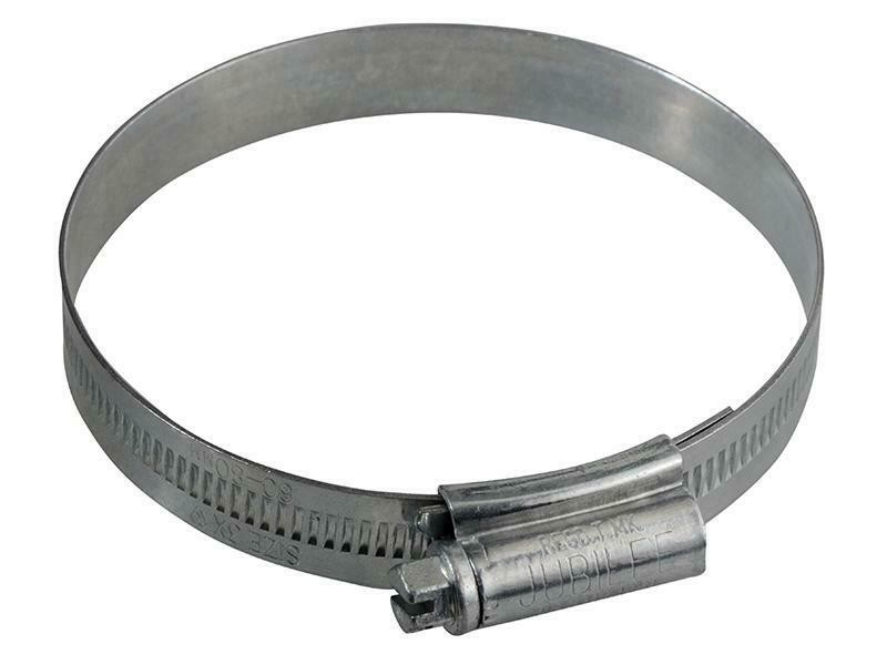 Jubilee (Size 3X) Zinc Protected Hose Clip 60 - 80Mm (2.3/8 - 3.1/8In) JUB3X